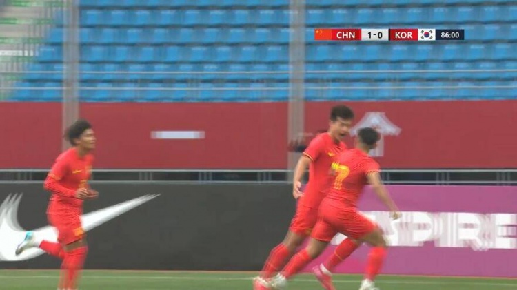 U22國足1-0韓國全場數(shù)據(jù)：控球率49%落后韓國，10射7正領(lǐng)先對手